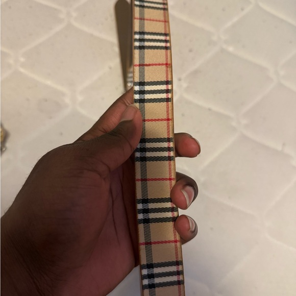 BURBERRY PATTERN BELT - Picture 2 of 2